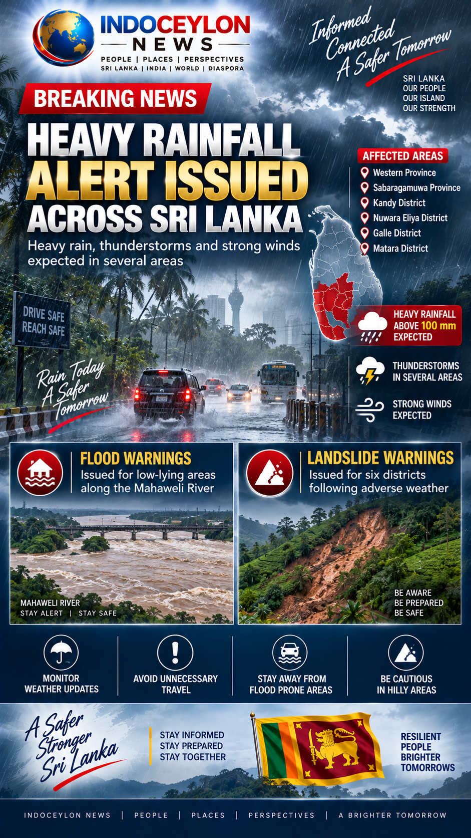 Heavy Rainfall Alert Issued