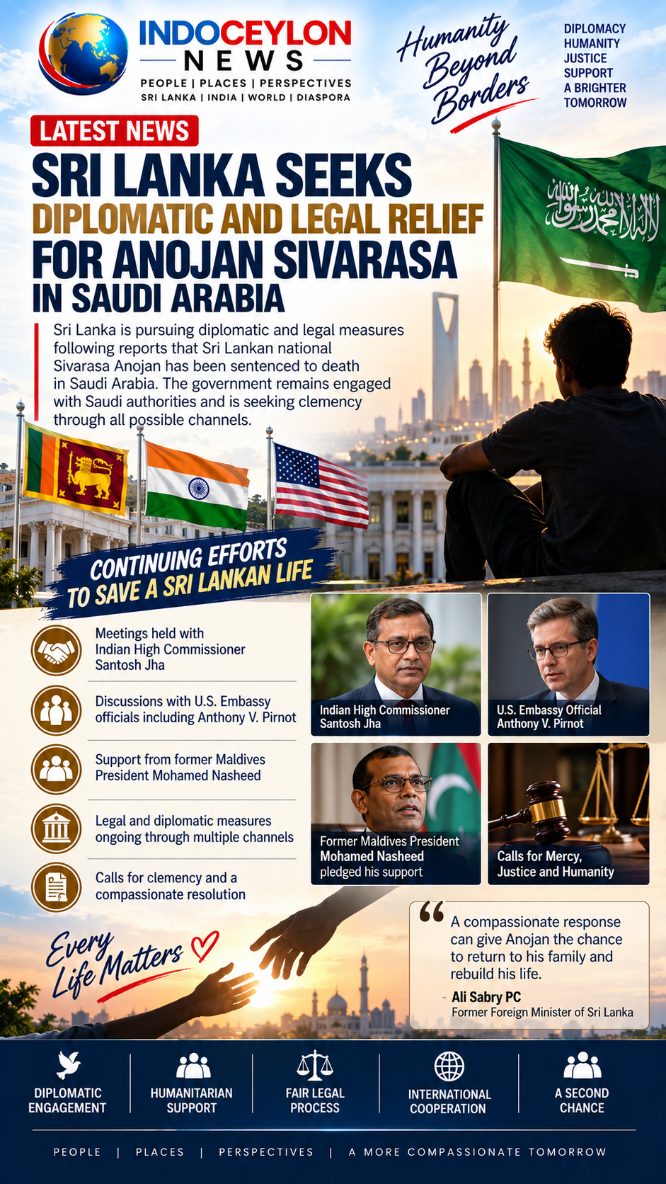 Sri Lanka Seeks Diplomatic