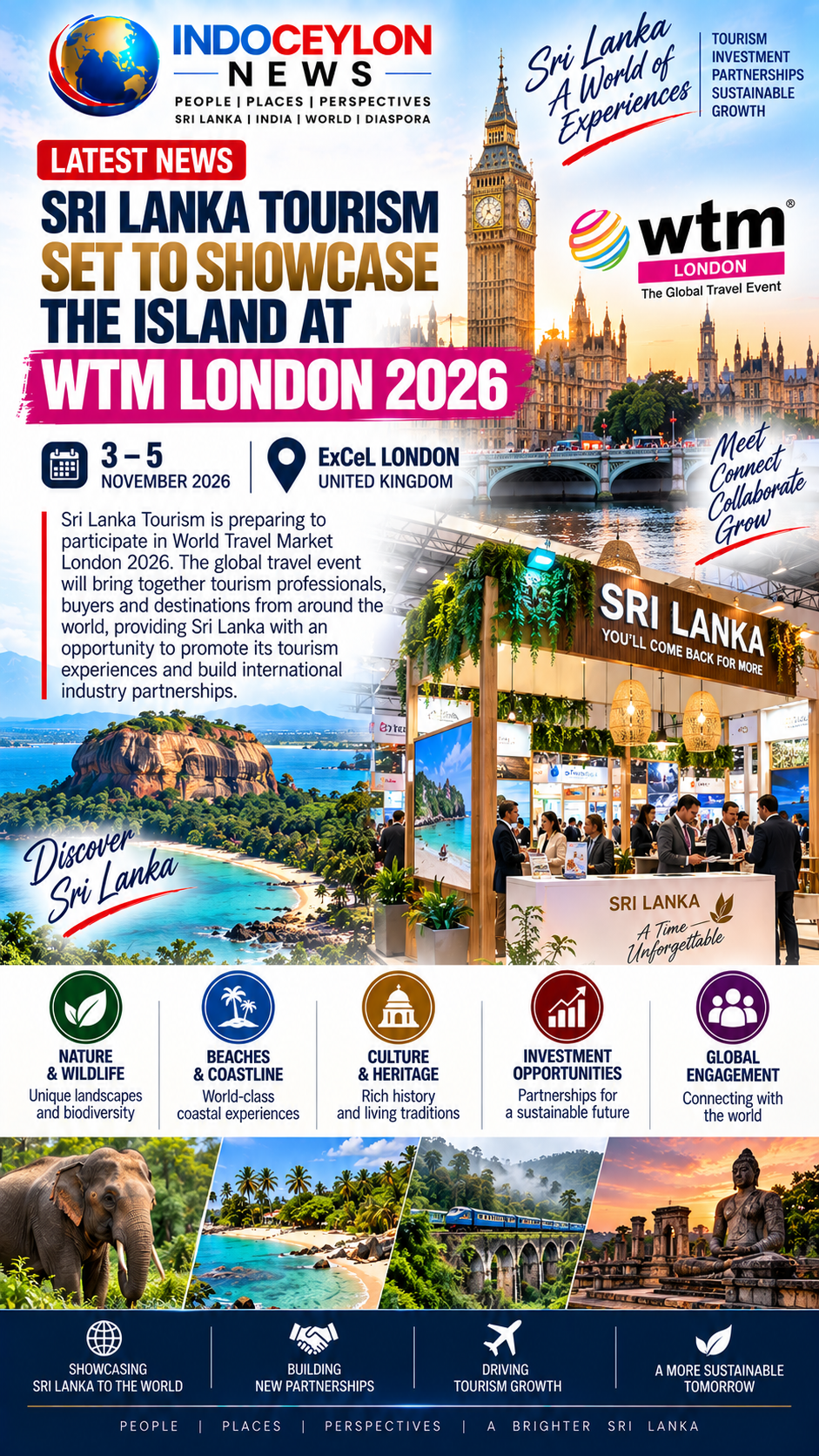 Sri Lanka Tourism Set to Showcase